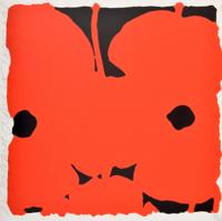 Donald Sultan RED POPPIES Screenprint, Signed Edition - Sold for $2,816 on 05-20-2023 (Lot 821).jpg